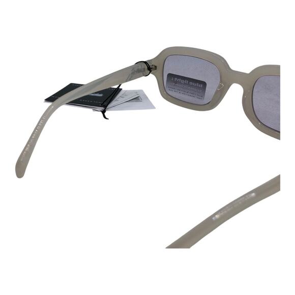 SZADE NIB Watts Ash Bubblegum Sustainable On Trend Rectangular Frame Sunglasses - Picture 11 of 16